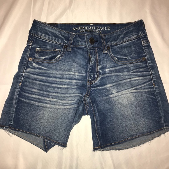 American Eagle Outfitters Pants - AMERICAN EAGLE SUPER STRETCH MIDI SHORTS